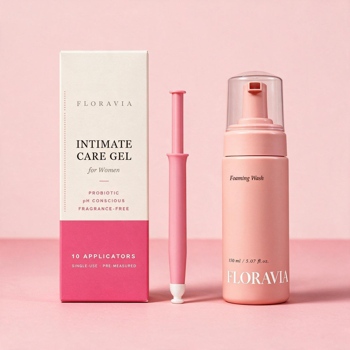 Floravia Gel & Foam Duo: Intimate Care Gel and Foaming Wash