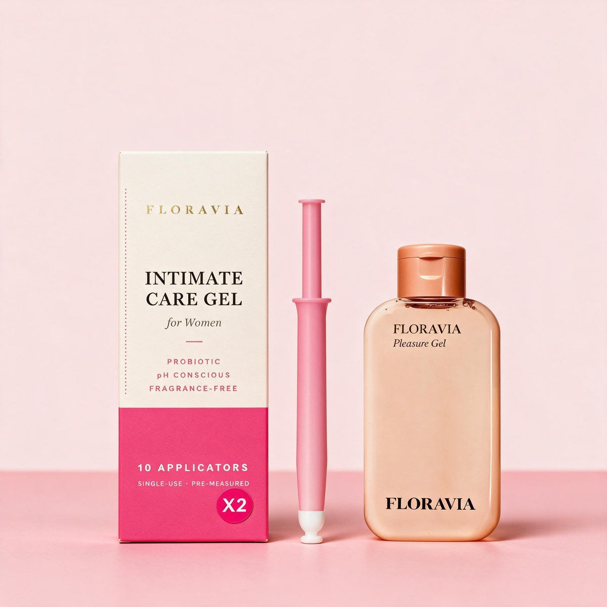 Floravia Intimacy Care Set: 2 Intimate Care Gel and Pleasure Gel