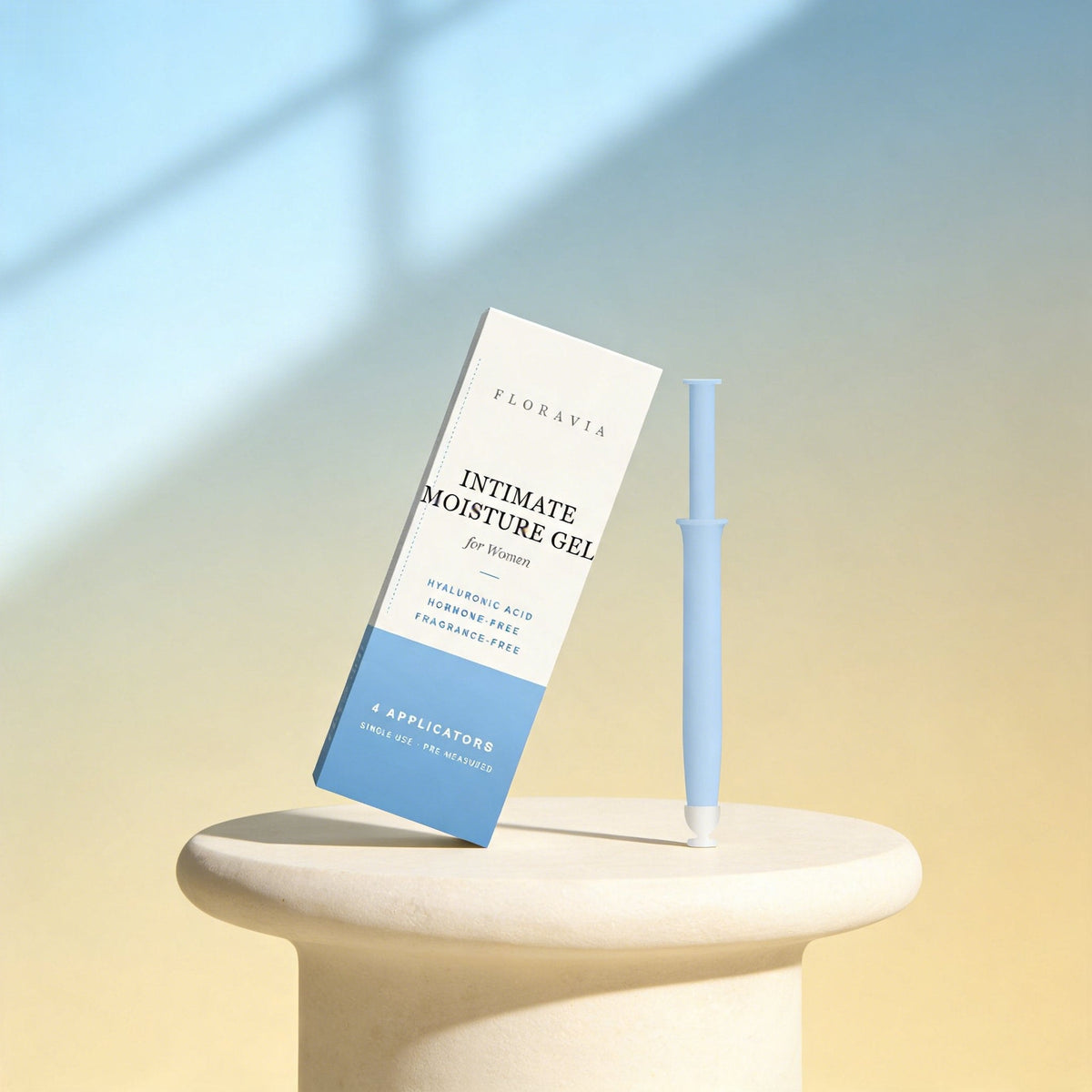 Floravia Hydra Gel box with blue applicator